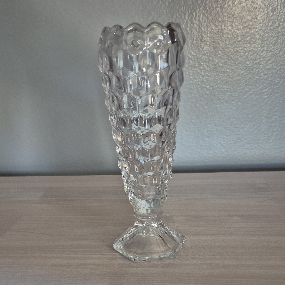 Vintage Fostoria Crystal Bud Vase